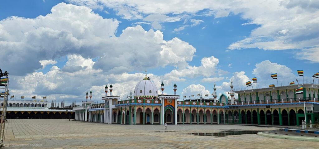 Dramatic skies over the shrine